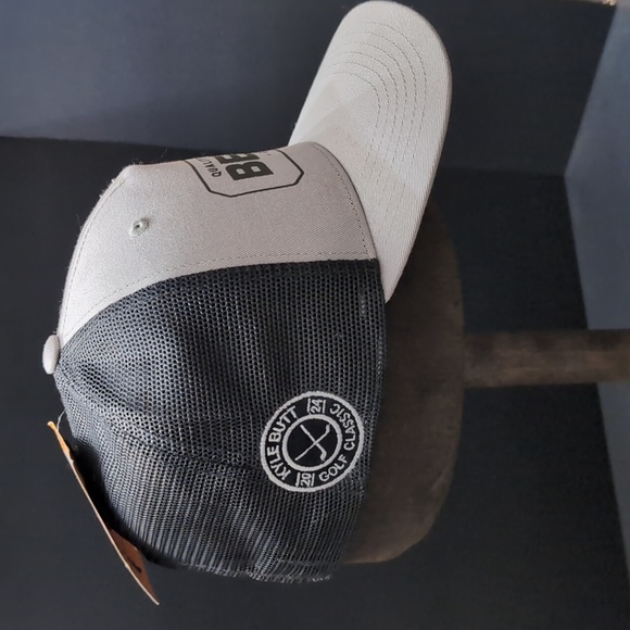 NWTBerne Work Wear Gray and Black Snapback Mesh Cap kyle Butt 2024 Golf Classic - Picture 3 of 9